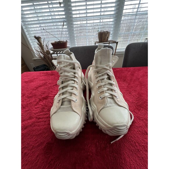 Converse Run Star Motion Hi Mens 7 Women’s 8.5 Unisex Cream - Picture 10 of 11